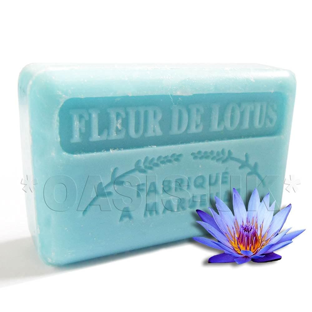 Foufour 125G Savon De Marseille Soap - Lotus Flowers (Fleur De Lotus)