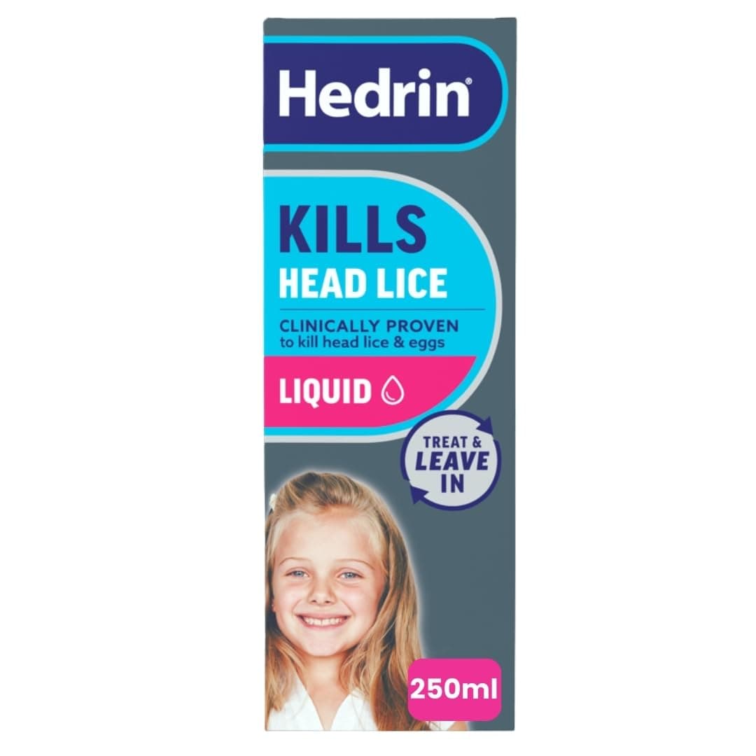 Hedrin Treat & Go Leave-In Lotion, Fast, No Fuss Lice & Nit Treatment, Kills Head Lice & Eggs, Clinically Tested, Suitable for Adults & Children, 1 x 250ml (10 x 25ml Treatments)