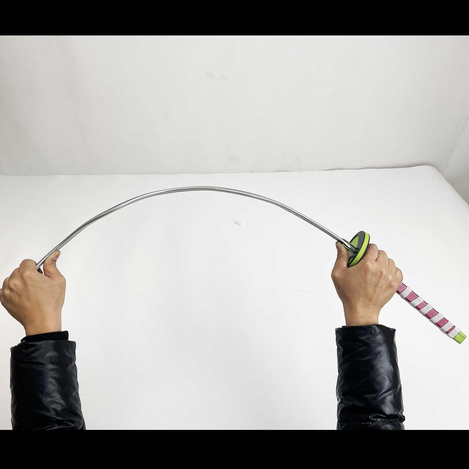 Bamboo Blade Katana，Protagonist Katana for Cosplay Purpose, Anime Original Texture (Wooden Iguro Obanai)