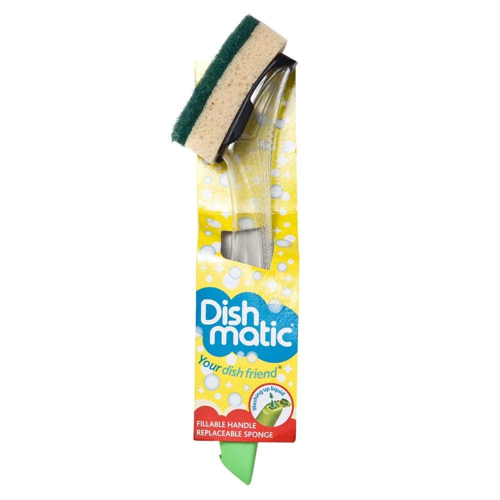 The Dishmatic Washing Up Brush plus Heavy Duty Sponge
