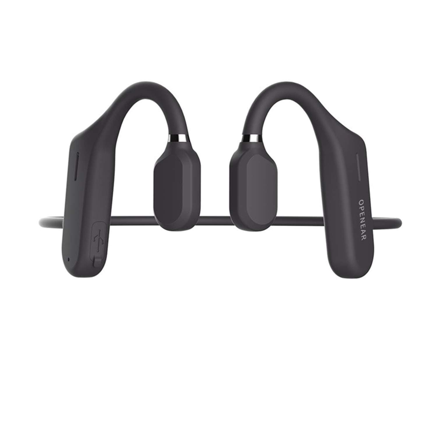 Air Bone Conduction Headphones Open-Ear Wireless Bluetooth 5.0 IPX5 Sweatproof 6D Surround Sound Earphones Sports Headsets for Running Driving Cycling (Black)