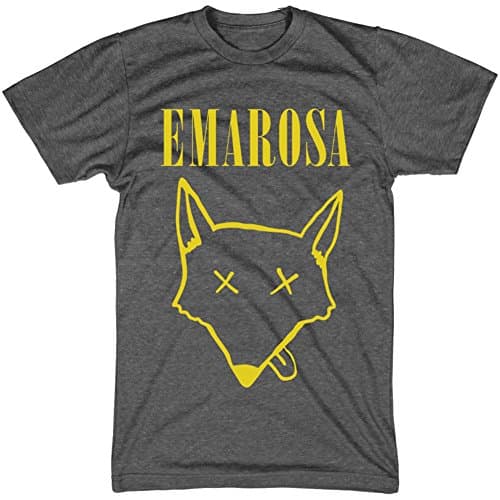Emarosa Men's Nirvana Fox T-Shirt Heather Graphite