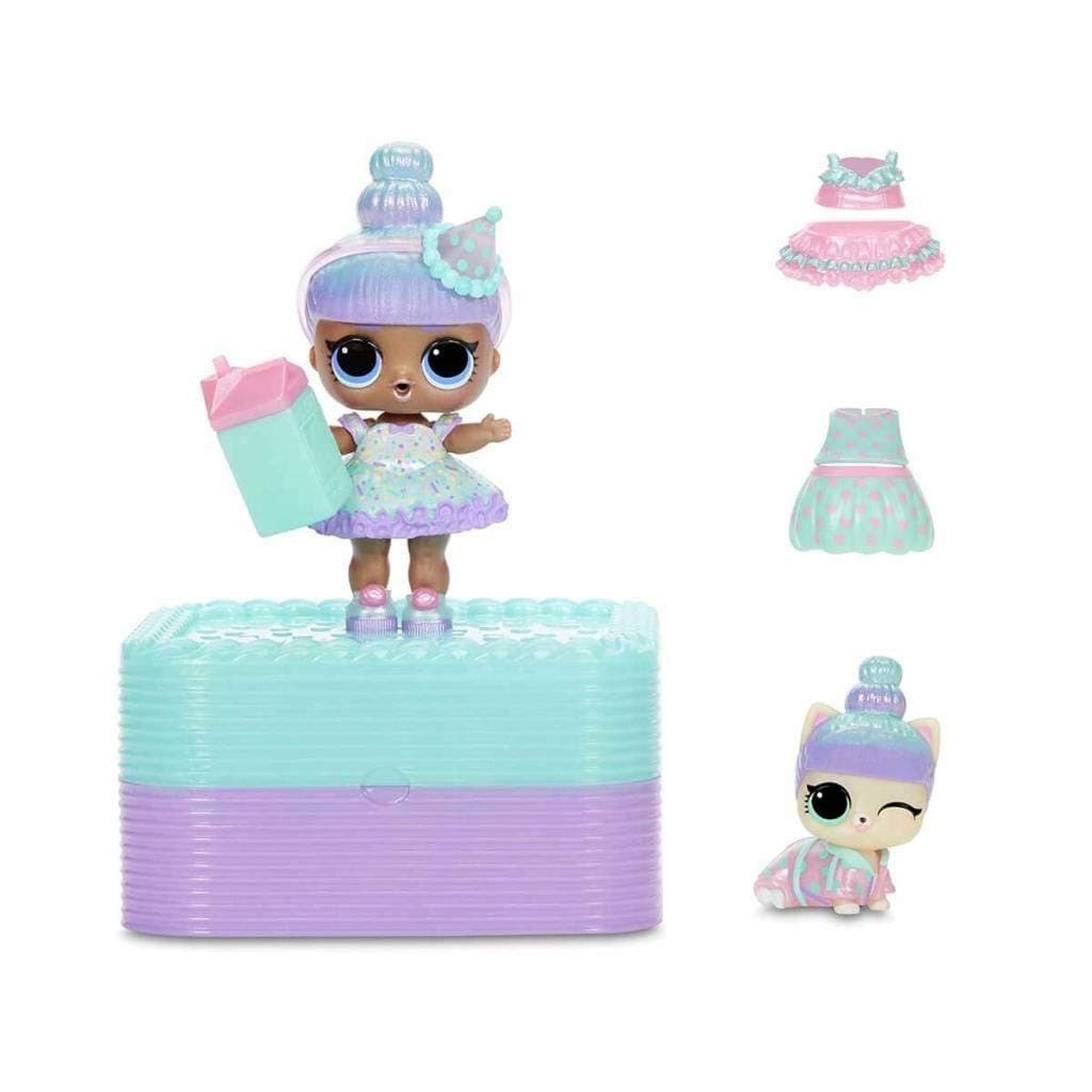 LOL Surprise Deluxe Present with Limited Edition Doll, and Pet, Teal - Adorable Fashion Doll and Colorful Accessories in Giftable Packaging - Birthday Present for Girls Age 4-15 Years