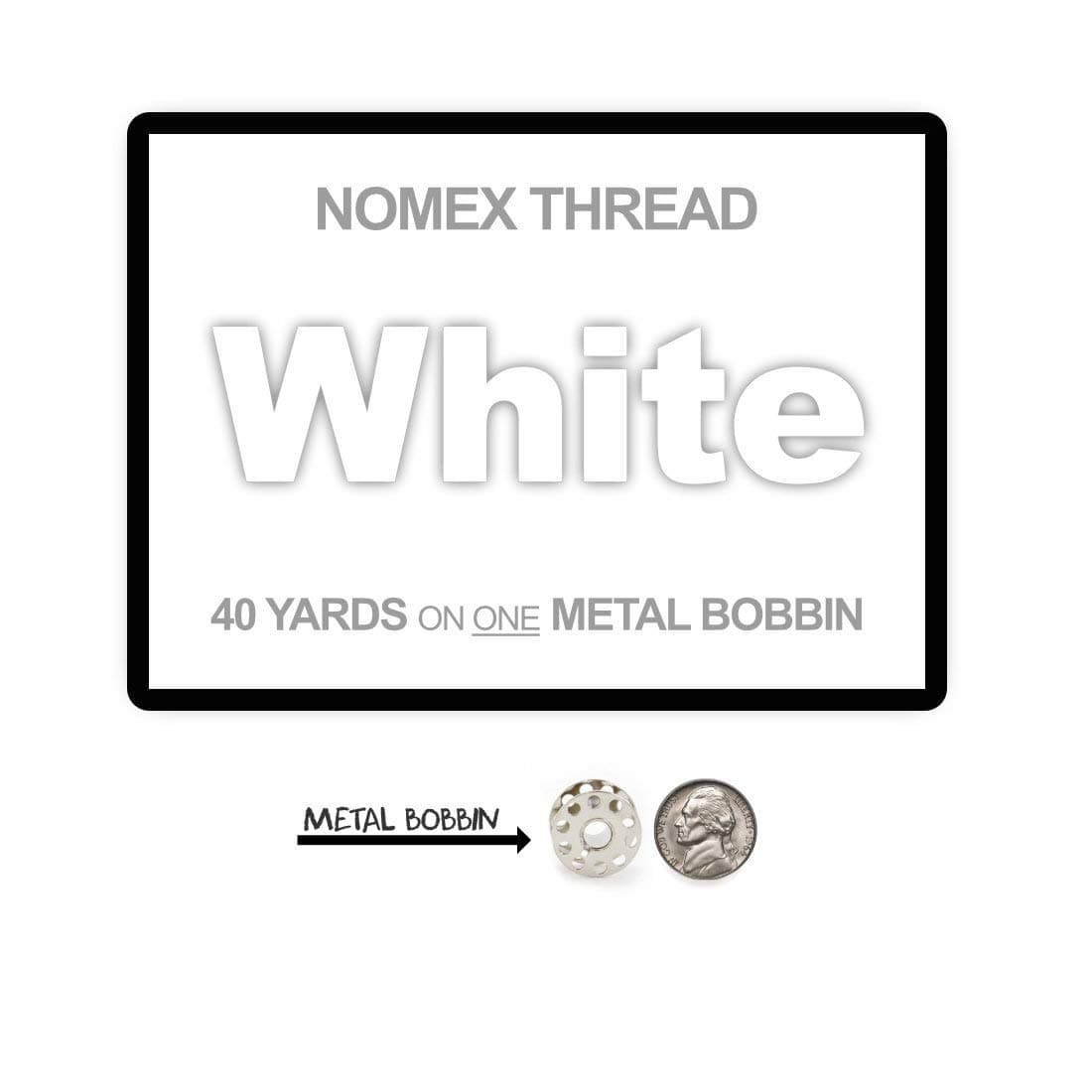 Nomex Thread - 40 Yards (White)