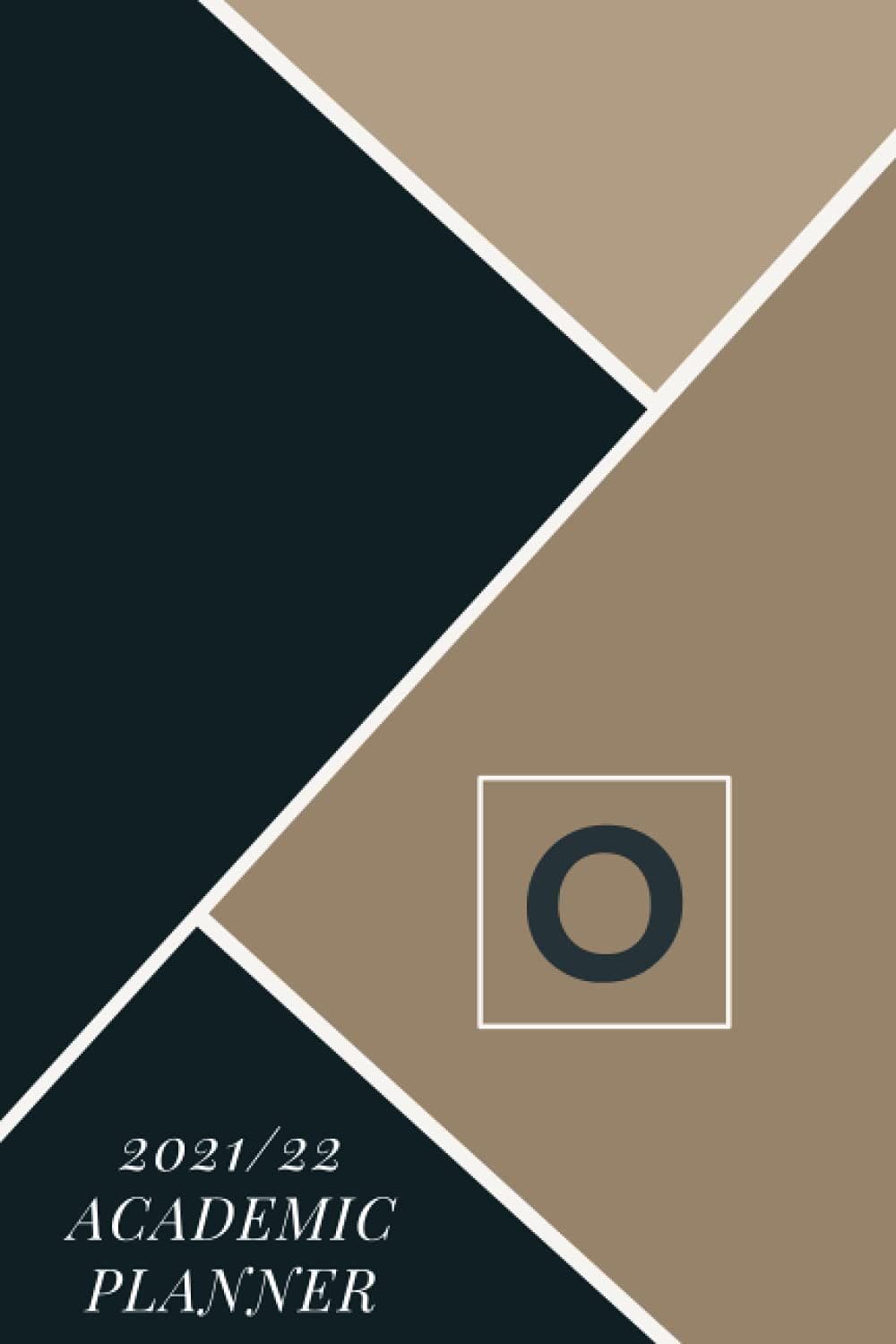 2021 A5 Planner - Personalised Monogram: Letter O, Neutral Chocolate, A5, Weekly Monthly Planner with Week to View, 6" x 9", Paperback with Thick Paper + Calendar + Holidays, Jan. 2021- Dec. 2021