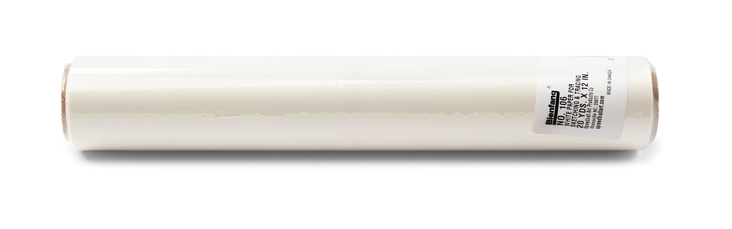 Speedball Bienfang #106 Sketching & Tracing Paper Roll 29GSM White 60ft x 12in, For Transfer, Drawing, Tracing, Sketch
