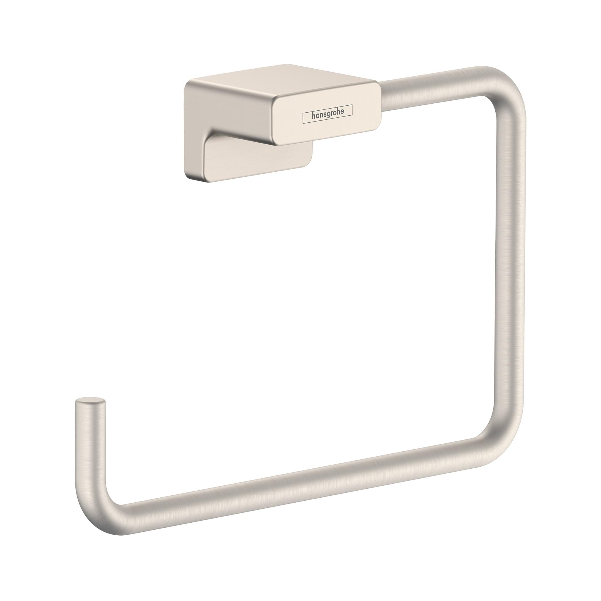 AddStoris Modern Towel Ring in Brushed Nickel, 41754820