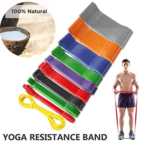 JCGJ Resistance Band Set, Pull Up Assist Bands - Stretch Resistance Band - Mobility Band Powerlifting Bands for Resistance Training, Physical Therapy. (Orange-83MM)