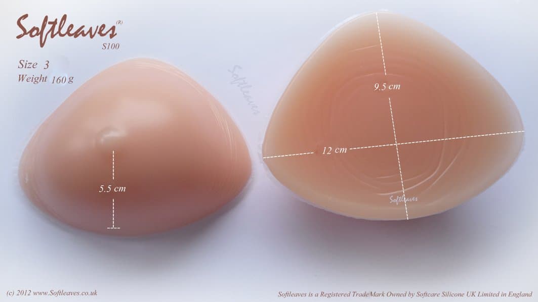 Softleaves S100 Silicone Breast Form The Sale is for 1 Breast Form and Breast Cover and Skin Adhesive Body Tape Used as Silicone Breast Enhancers not Breast Prosthesis