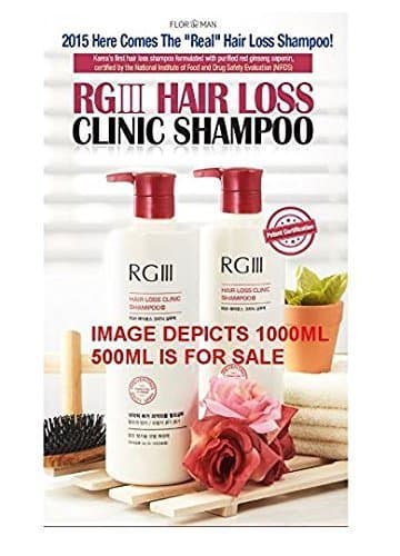 RGIII Red Ginseng Hair Loss Clinic Shampoo 2pcs Set For Mitigating Hair Loss and Nourishing Scalp