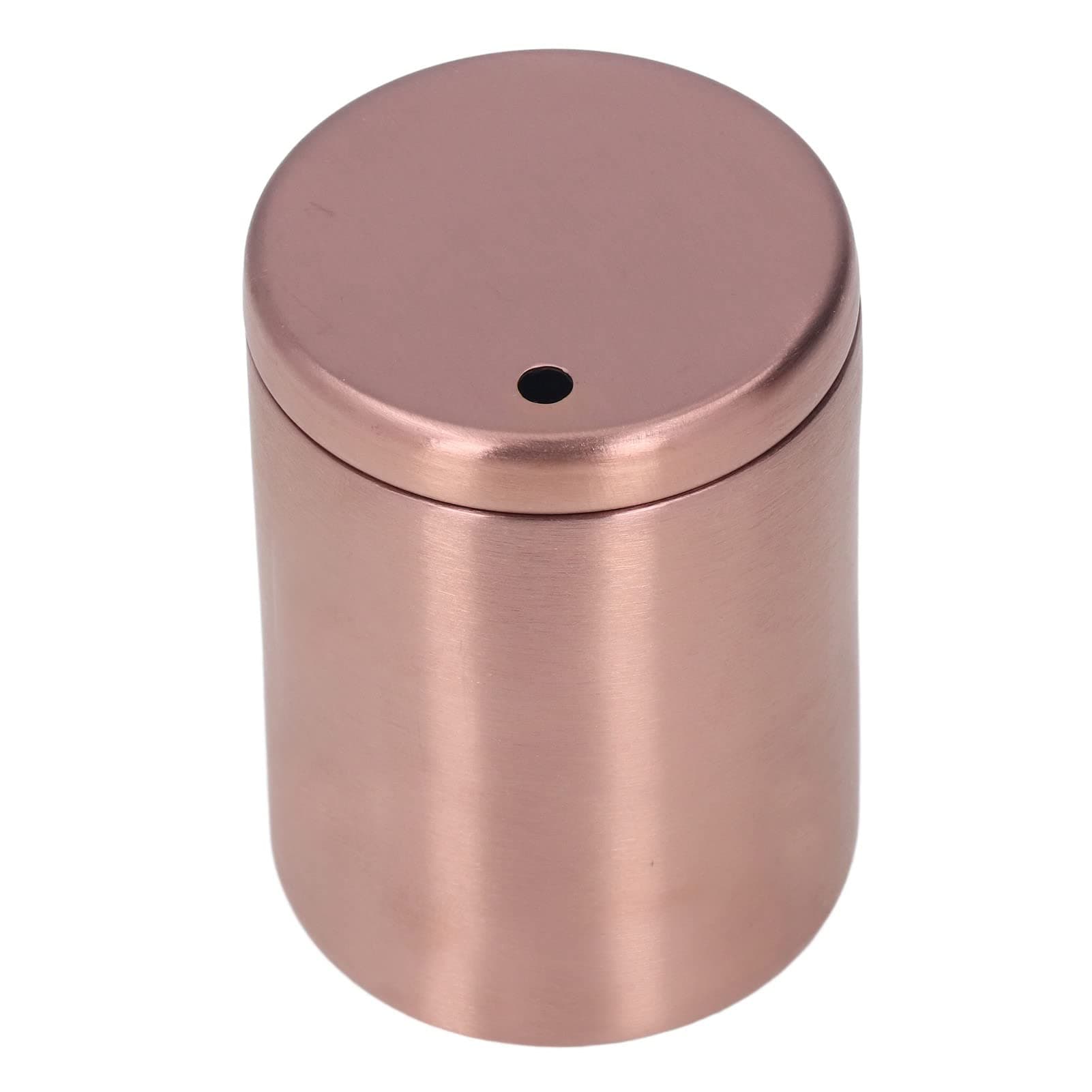 High End Toothpick Holder, Stainless Steel Commercial High Grade Toothpick Holder for Hotels for Families Houses, Fall Resistant Toothpick Container Toothpick Dispenser Bucket, Rose Gold