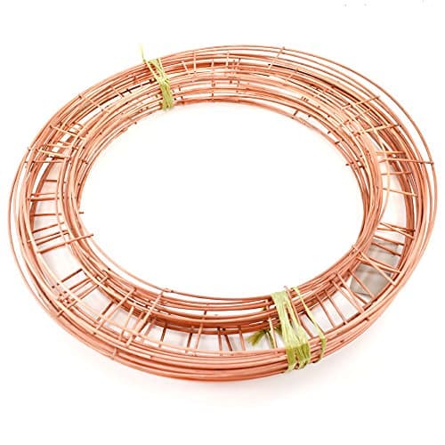 Pack of 20 Wire Wreath Rings for Festive/Christmas Crafting - Ideal for Creating Festive Christmas Wreath Rings and Craft Wreath Projects