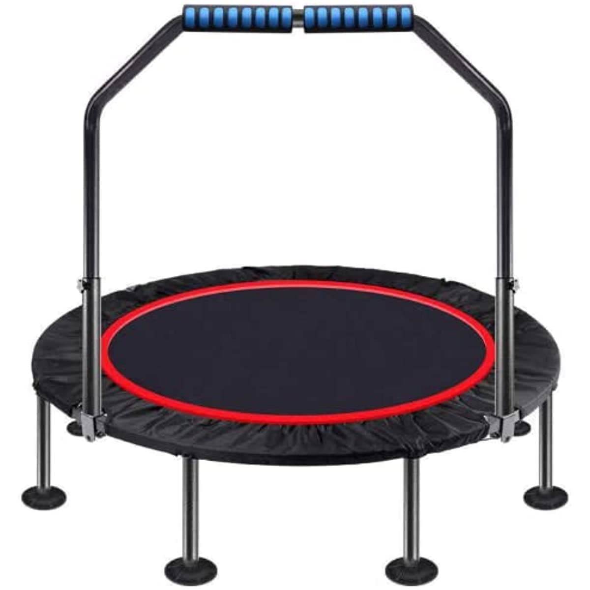 Adult Trampoline,Exercise Trampoline,Indoor Trampoline with Adjustable Handle and 28 Springs,Lose Weight,for Kids Adults Outdoor Exercise Fitness Trampoline.