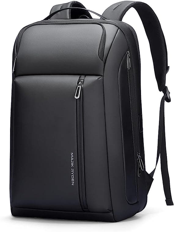 MARK RYDEN 15.6 inch Business Laptop Backpack, Expandable 25L-35L Large Capacity Travel Backpack, Water-resistant Cabin Backpack 45x35x20cm, Work Bag with USB-C for Men