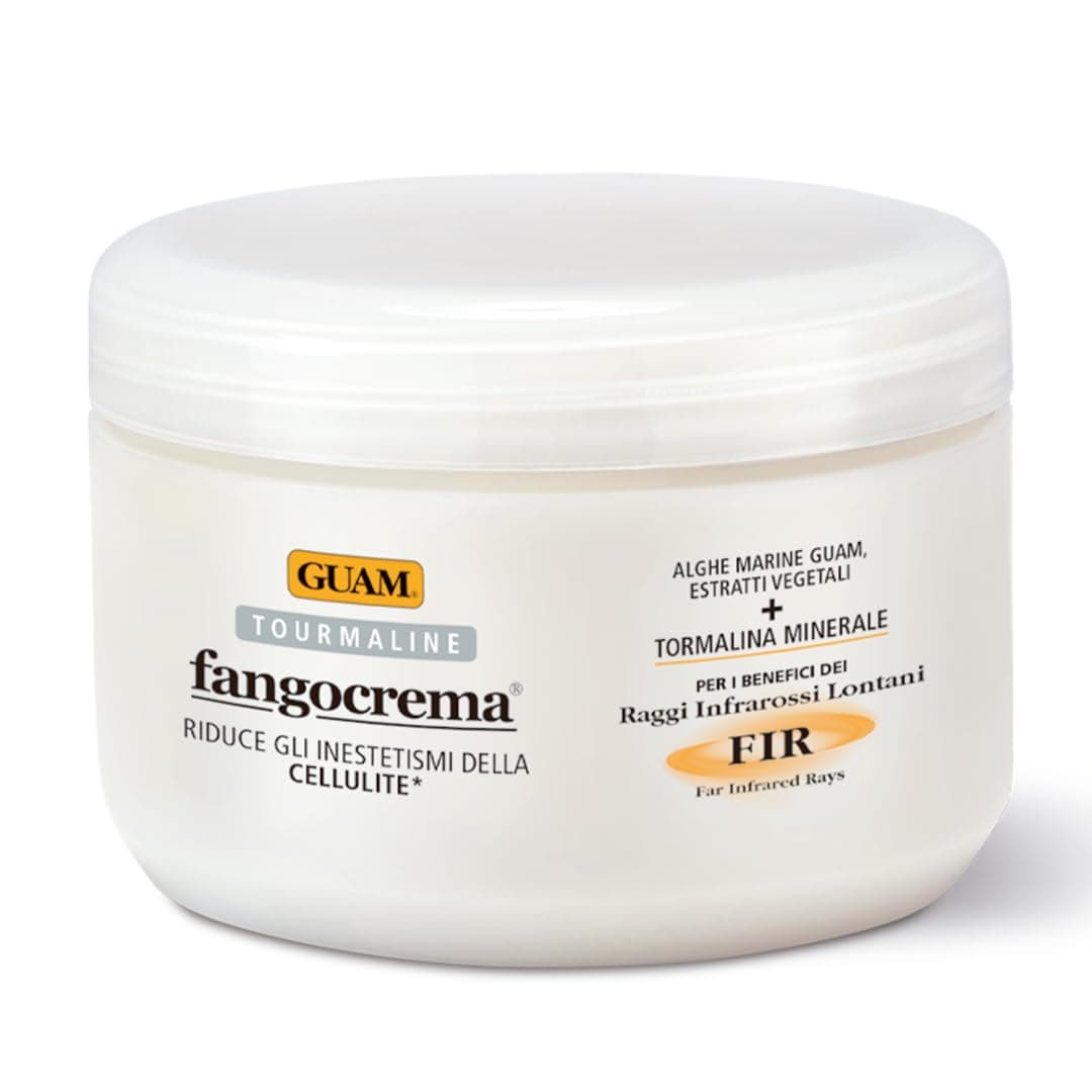 GUAM FANGOCREMA Anti Cellulite Cream with Seaweed and Tourmaline FIR, Lipo-Reducing Caffeine Cream for Cellulite and Skin Tightening, Cellulite Hot Gel for Cellulite Treatment, 10.5oz | Guam Beauty