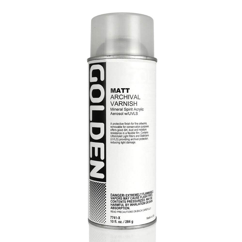 Golden Archival Varnish Spray, 10 Oz, Matte