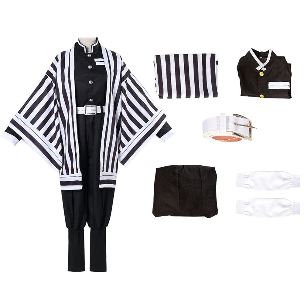 Iguro Cosplay Costume Kimono Halloween Outfit