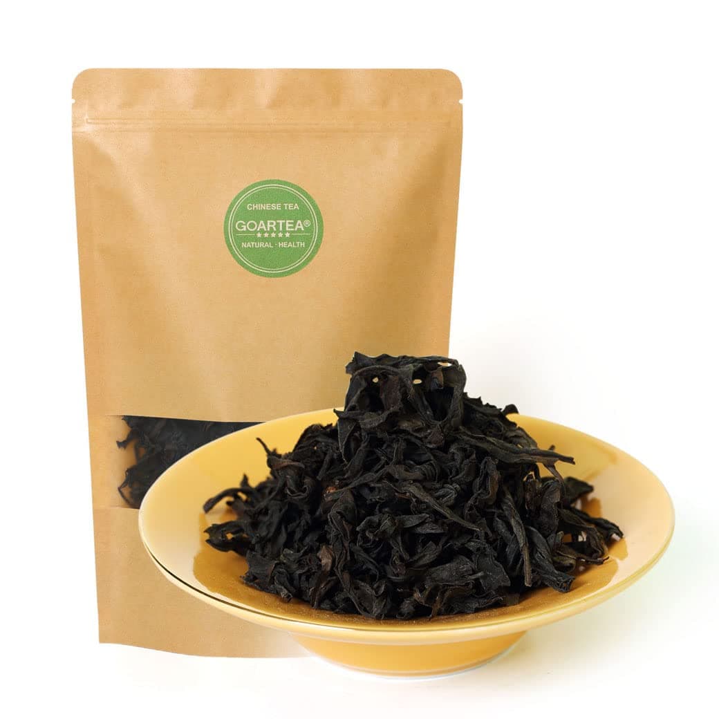 GOARTEA Da Hong Pao Oolong Tea - 100g / 3.5oz Premium Grade - Fujian Wuyi High Mountain Rock Oolong Tea - Loose Leaf Dahongpao Big Red Robe