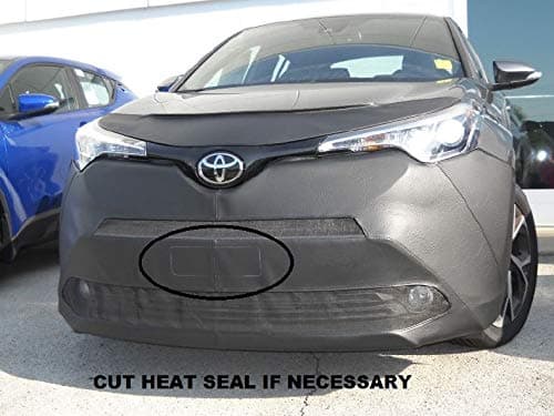 Lebra 2 Piece Front End Cover Black - Car Mask Bra - Fits - Toyota C-HR 2018-2019 CHR 18 19