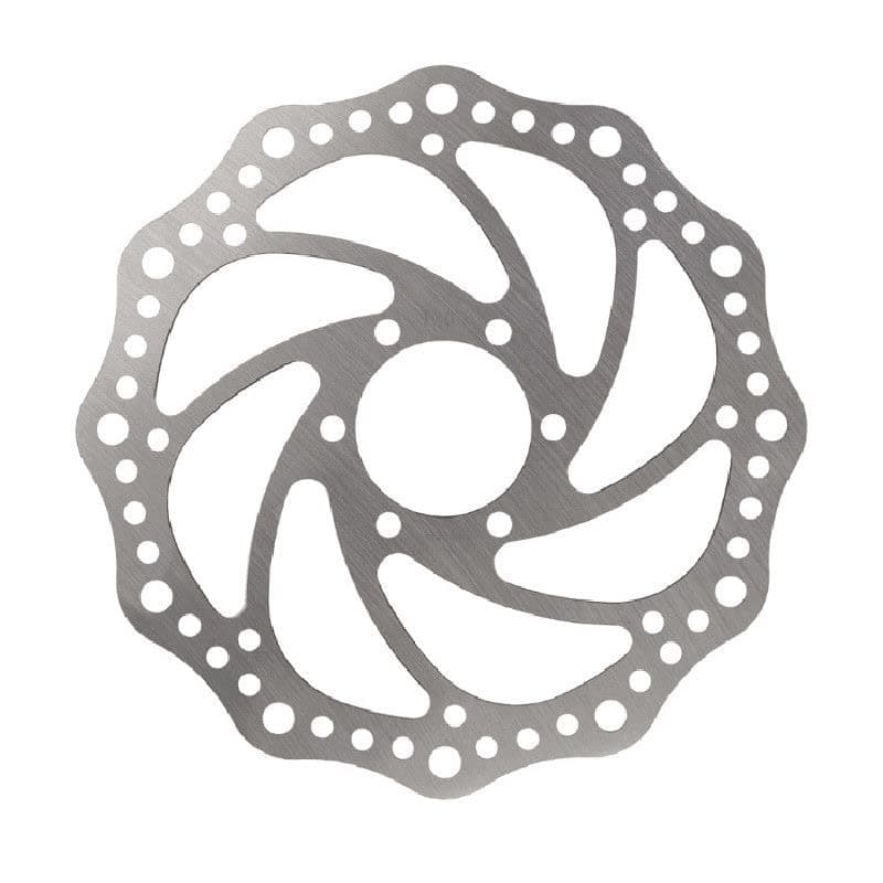 EVTSCAN 160mm Bike Disc Brake Rotor, Stainless Steel Bicycle Rotors with 6 Bolts and Threaded Hub Flange Adapter, Quick Heat Dissipation for Road Mountain Bike BMX MTB