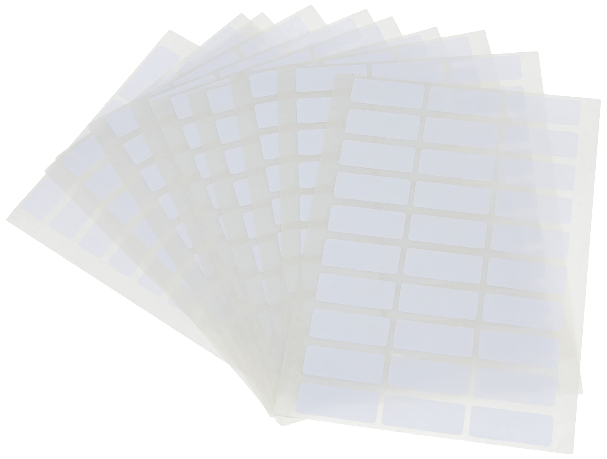 TANEX ADHESIVE LABELS 12MMX30MM 30X10 WHITE, TANOFC107