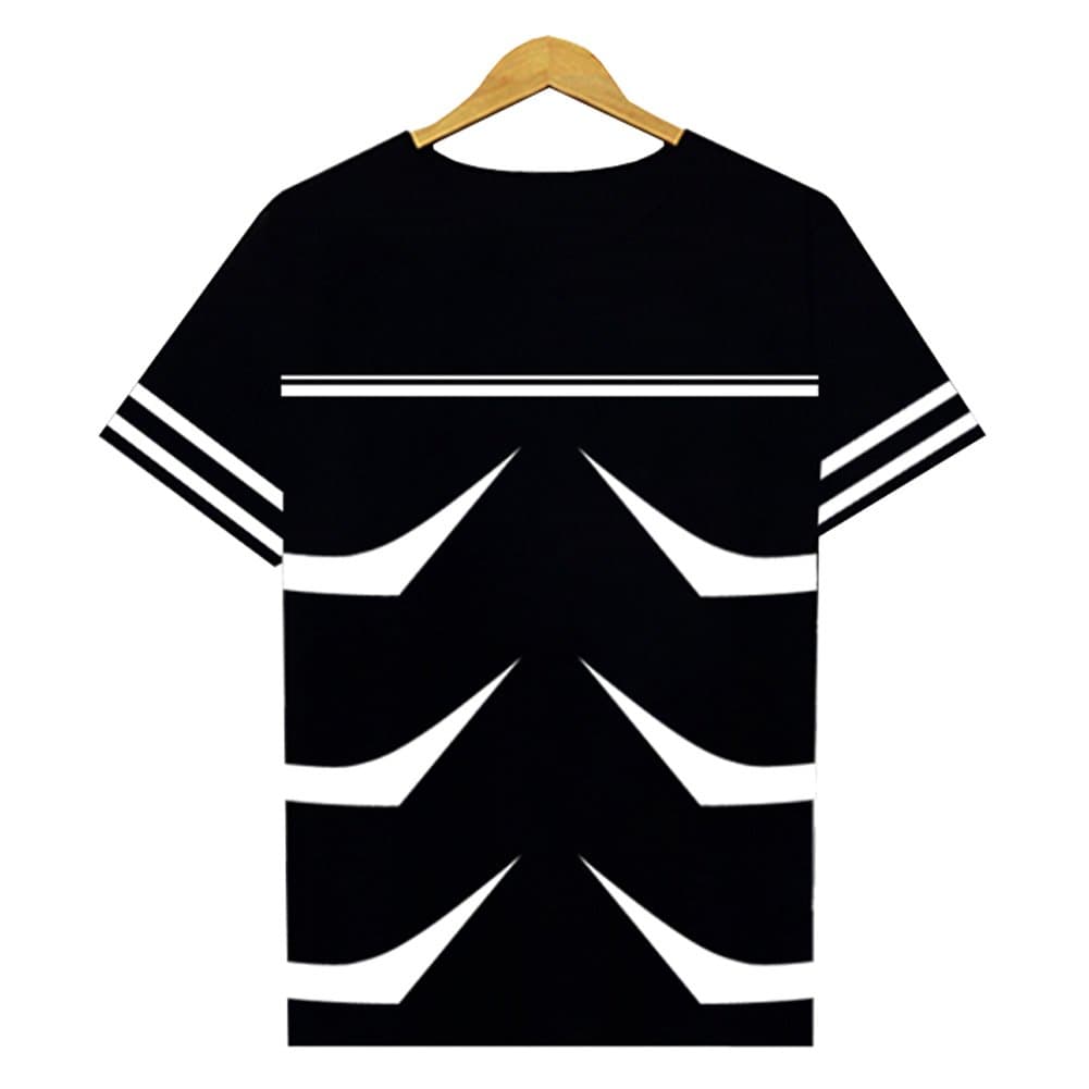 Tokyo Ghoul Anime Kaneki Ken Costume Short Sleeve T Shirt, Asian Size