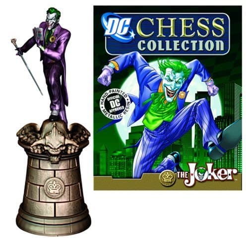 DC Superhero Joker King Chess Piece with Collector Magazine by Eaglemoss Publications