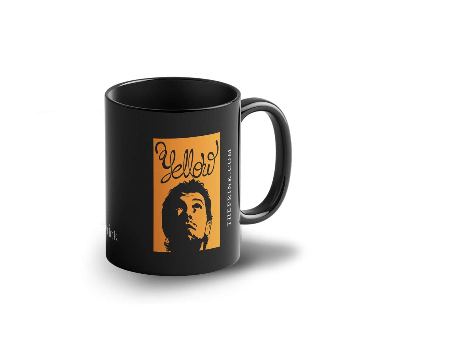 Prink Coldplay Yellow Song Black Coffee Mug | Rock Band Coffee Mug | Coffee Mug for Coldplay Fans | Coldplay Yellow Song Printed Coffee Mugs | 330ml, Microwave & Dishwasher Safe