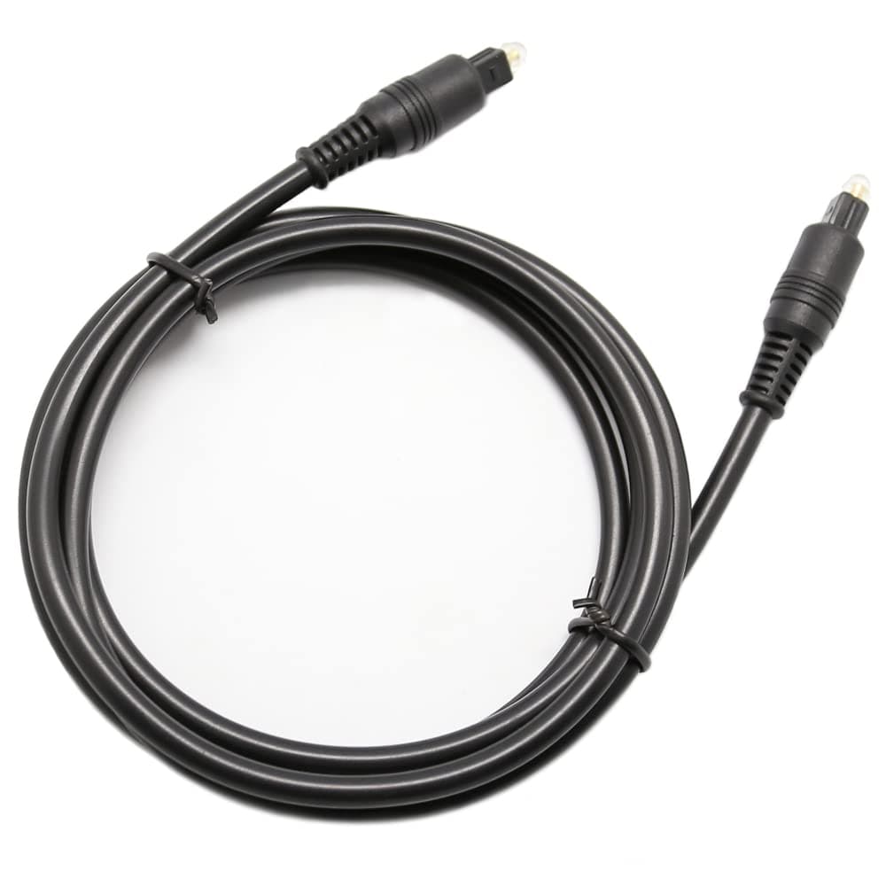 DollaTek 5M Digital Audio Fibre Optic Cable OD4.0MM Compatible with SPDIF/OPTICAL/TOSLINK/DIGITAL AUDIO Interface for CD/DVD/DAT/MD/LD