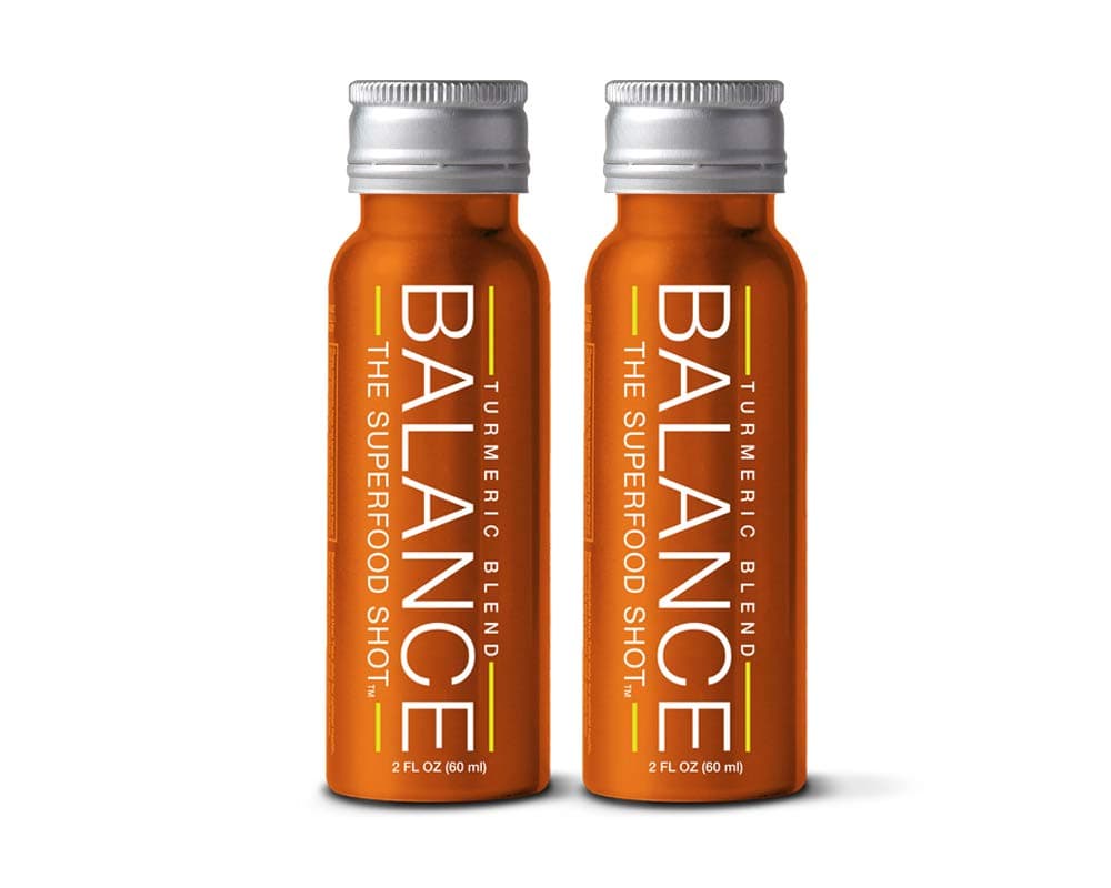 Ginger Turmeric Shot, Organic Cherry Ginger Shot w/Black Pepper, Curcumin, and 1/2 Day of Fruits & Veggies, 2oz Daily Superfood Post Workout Recovery Drink, Vegan & Gluten-Free (2 Pack)