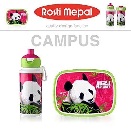Culinaris Rosti Mepal Campus Set - Lunch Box & Drinks Bottle Animal Planet Panda