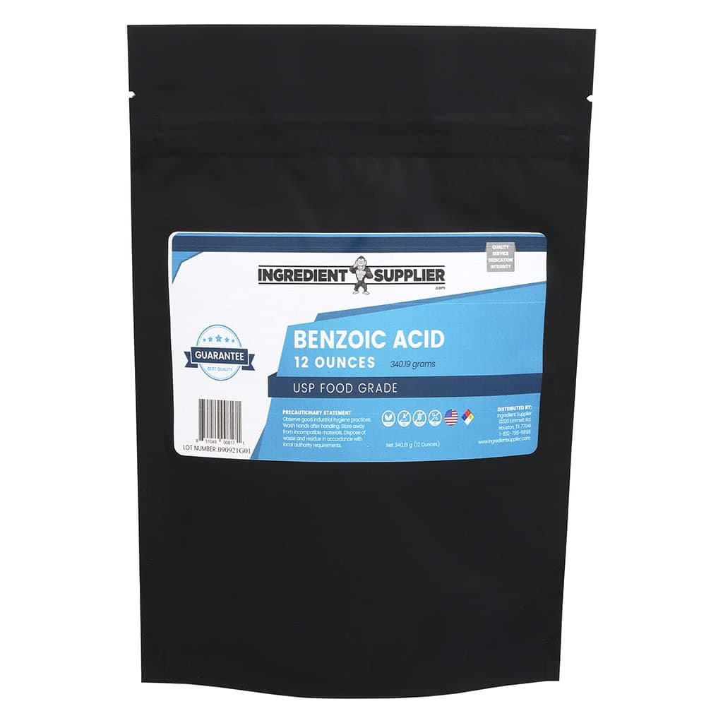 Benzoic Acid, 12 Oz. - USP Food and Pharmaceutical Grade - Highest Purity