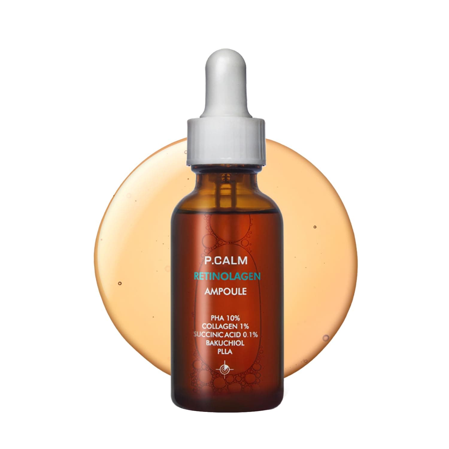 Retinolagen Ampoule 30ml | Vegan Fragrance-Free Pore Tightening Skin Serum with Retinol, Vegan Collagen, Bakuchiol | Korean Skincare Cruelty-Free
