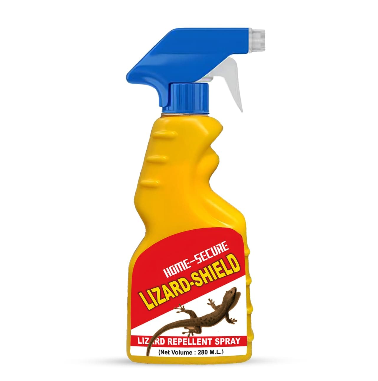 Home-Secure Lizard-Shield Lizard Repellent Spray-280ml | Natural | Chemical-Free | Non-Toxic | 90 Days Protection | Lime Scent