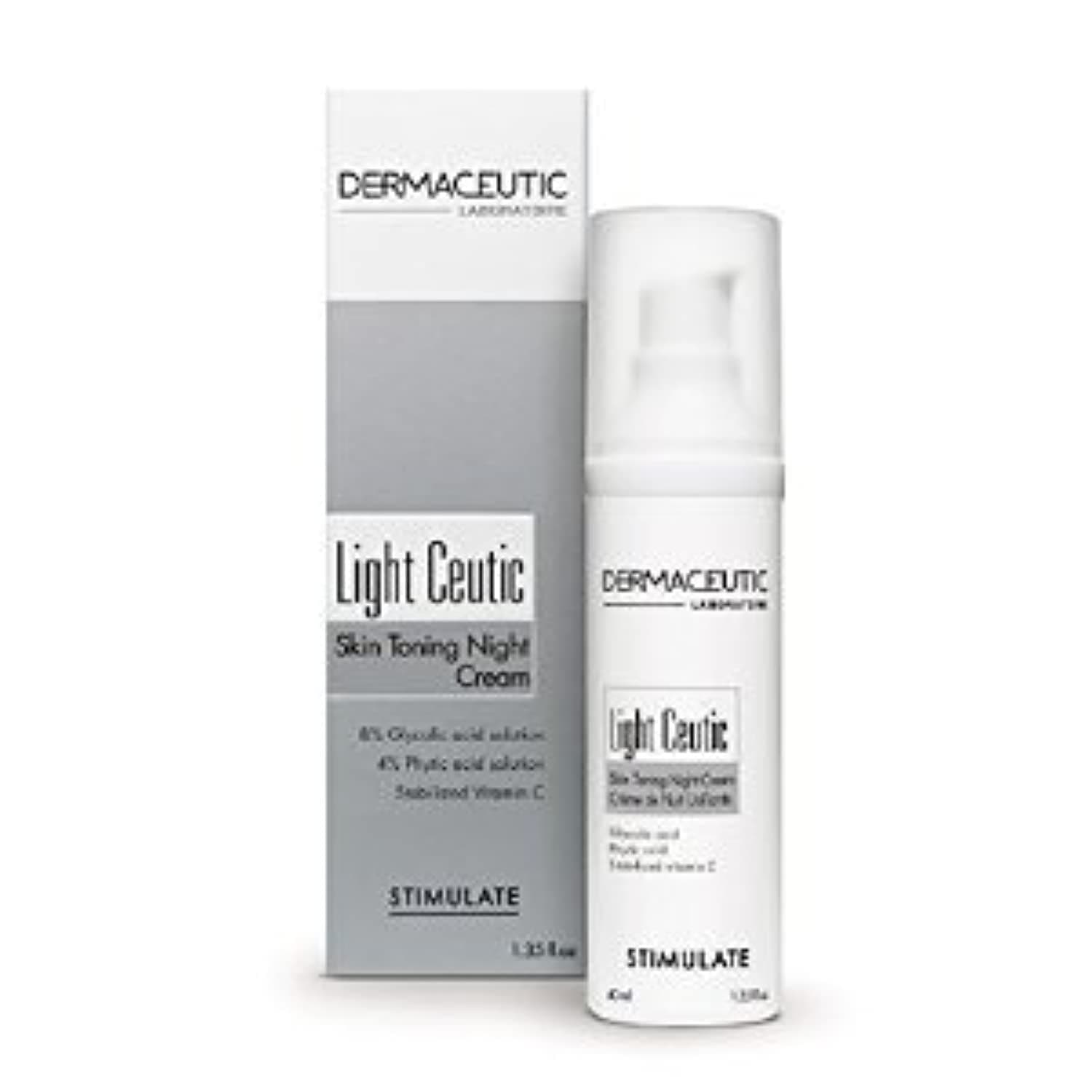 DERMACEUTIC Light Ceutic Skin Toning Night Cream (40ml) 1.35fl. oz