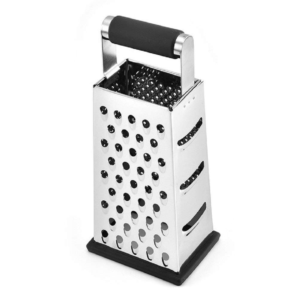 Vertical Stainless Steel Grating Four-sided Boxed Grater For Cucumbers, Carrots And Cheese, Grater, Melon, Planing, Potato, Planer, Non-slip Handle，Peeler