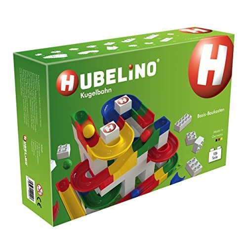 Hubelino - Marble Run - Basic Set - 106pcs - Age 3+ (100% Compatible with Duplo)