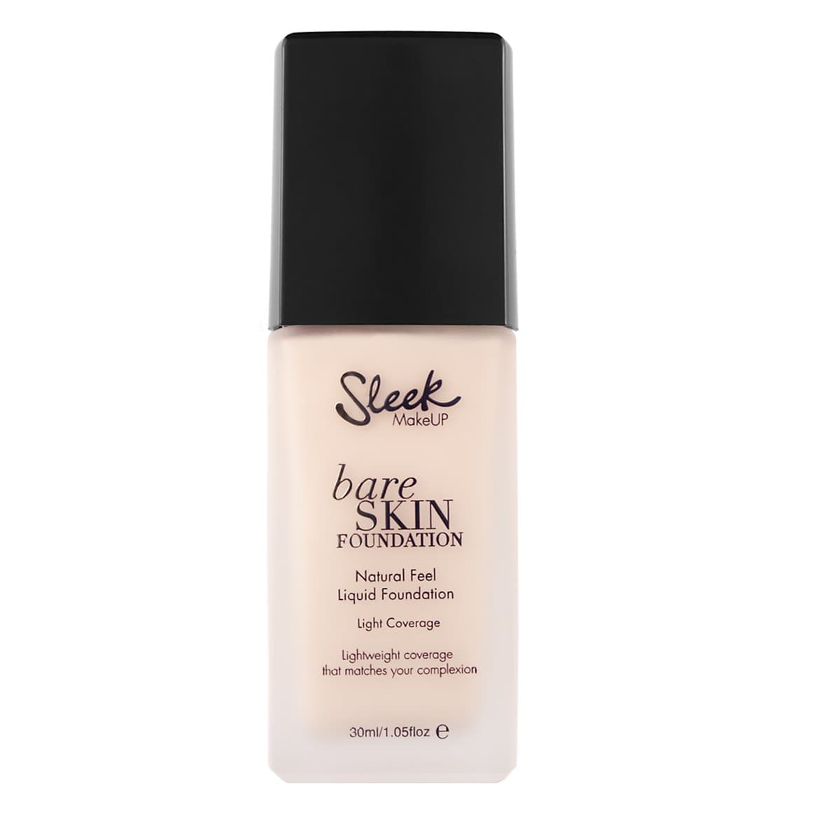 Sleek MakeUP Bare Skin Foundation, Shell 30 ml