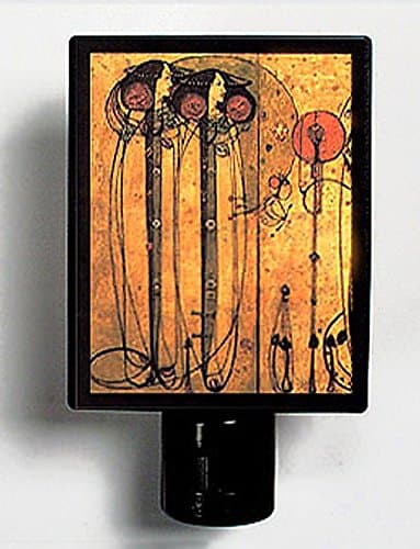 Charles Rennie Mackintosh The Wassail Night Light