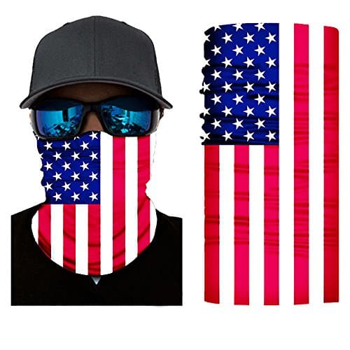 Senchanting 3D Face Sun Mask Neck Gaiter Balaclava Headwear Bandana for Outwork