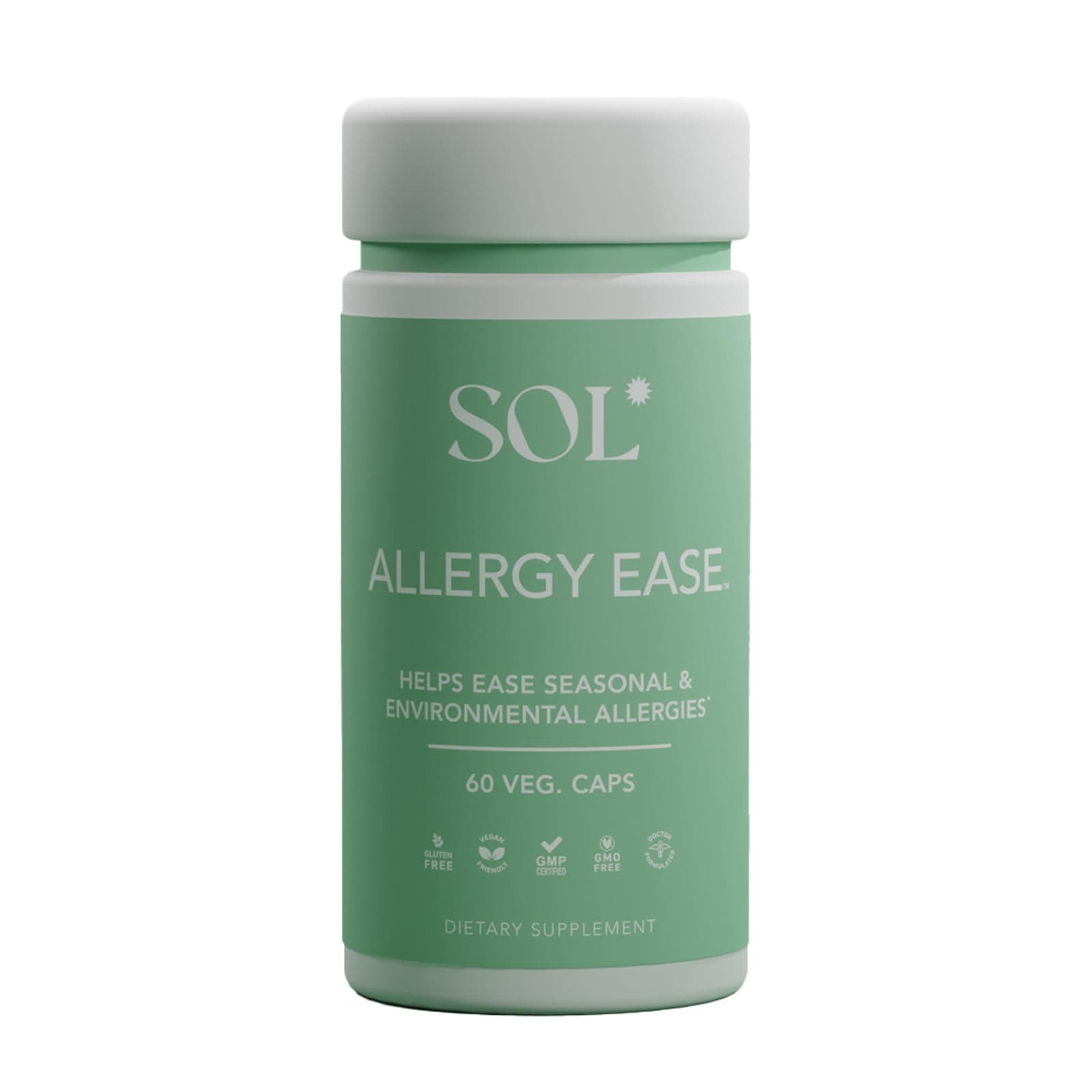 Allergy Ease Supplement: Allergy Relief and Immune Support, 15X More Powerful, Andrographis, Astragalus, 60 Easy-to-Swallow Capsules