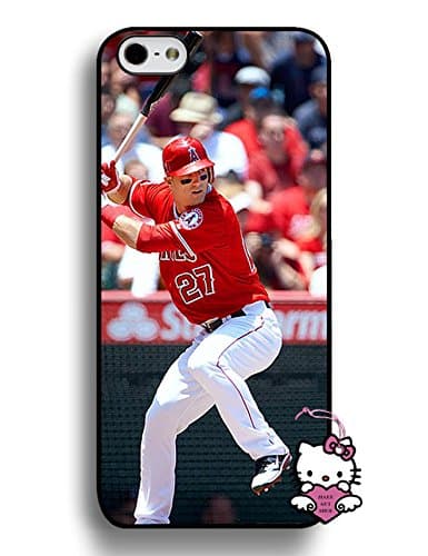 Iphon 6 6S Plus Case [MIke Trout] Iphone 6 Plus (5.5 Inch) Case Personalized for Boys Rigid Plastic Case Cover for Iphone 6 Plus