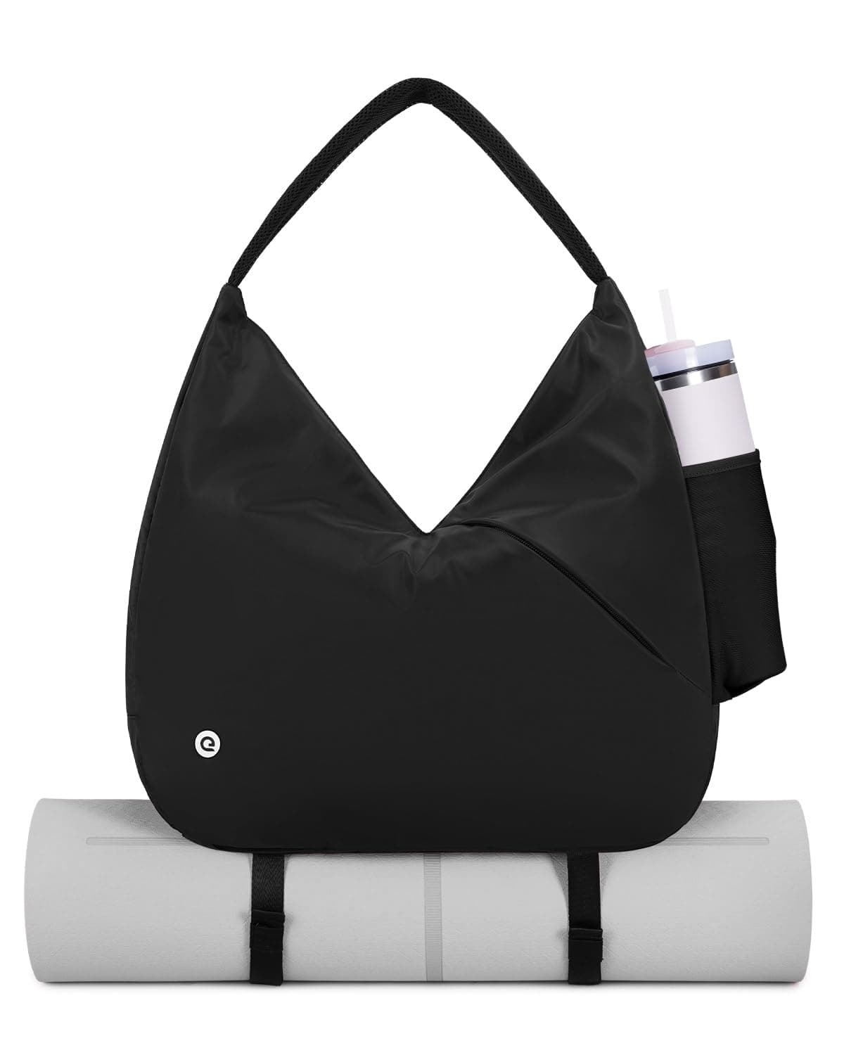 Large Gym Bag for Women with Hidden Yoga Mat Holder & Shoe Compartment & Wet Pocket, Sports Duffle Bag for Travel