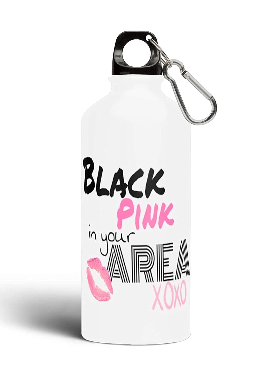CRAFT MANIACS ALUMINIUM BLACKPINK IN YOUR AREA ART FONT 600 ML SIPPER | MADE WITH LOVE FOR BLACKPINK ARMY & KPOP FANS