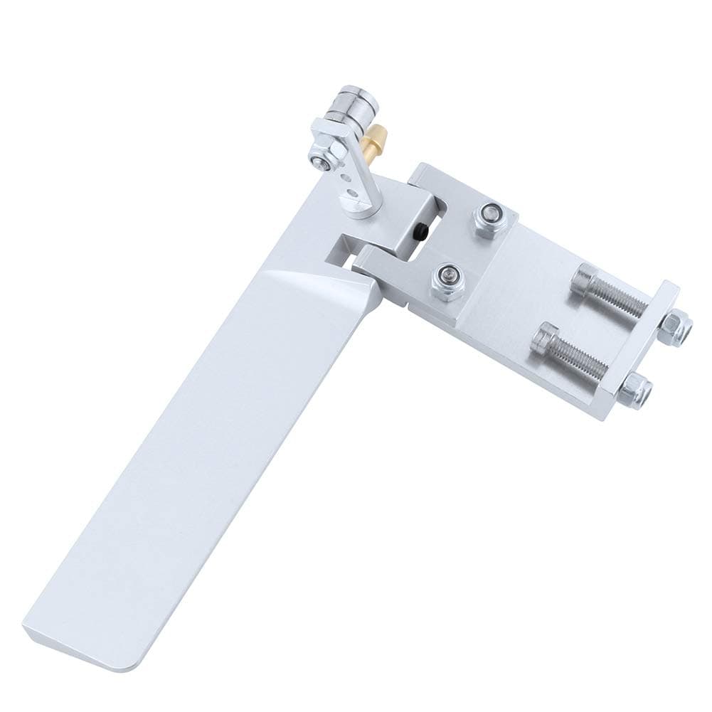Hobbypark Aluminum 95mm Long RC Boat Rudder with Water Pickup Absorbing Steering for Electric/Gas Power Remote Control Model Parts CNC