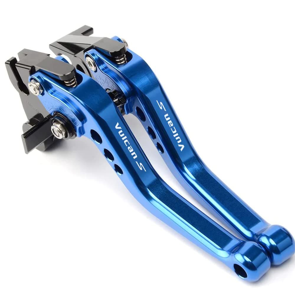 ESPEEDMTC for Kawasaki Vulcan S 2015-2022 Modified CNC Aluminum Alloy 6-Stage Adjustable Short Brake Clutch Lever Accessories (Blue)