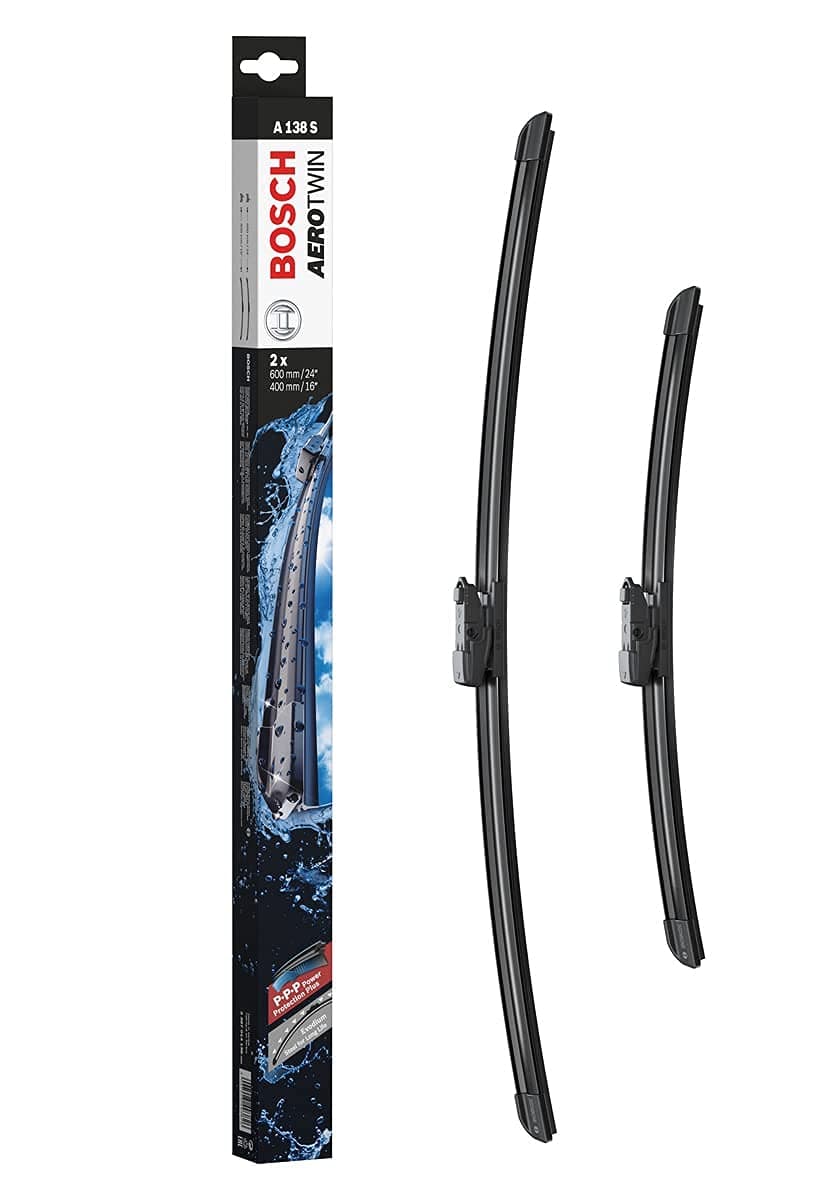 Bosch Wiper Blade Aerotwin A138S, Length: 600mm/400mm โ Set of Front Wiper Blades - Only for Left-Hand Drive (EU)