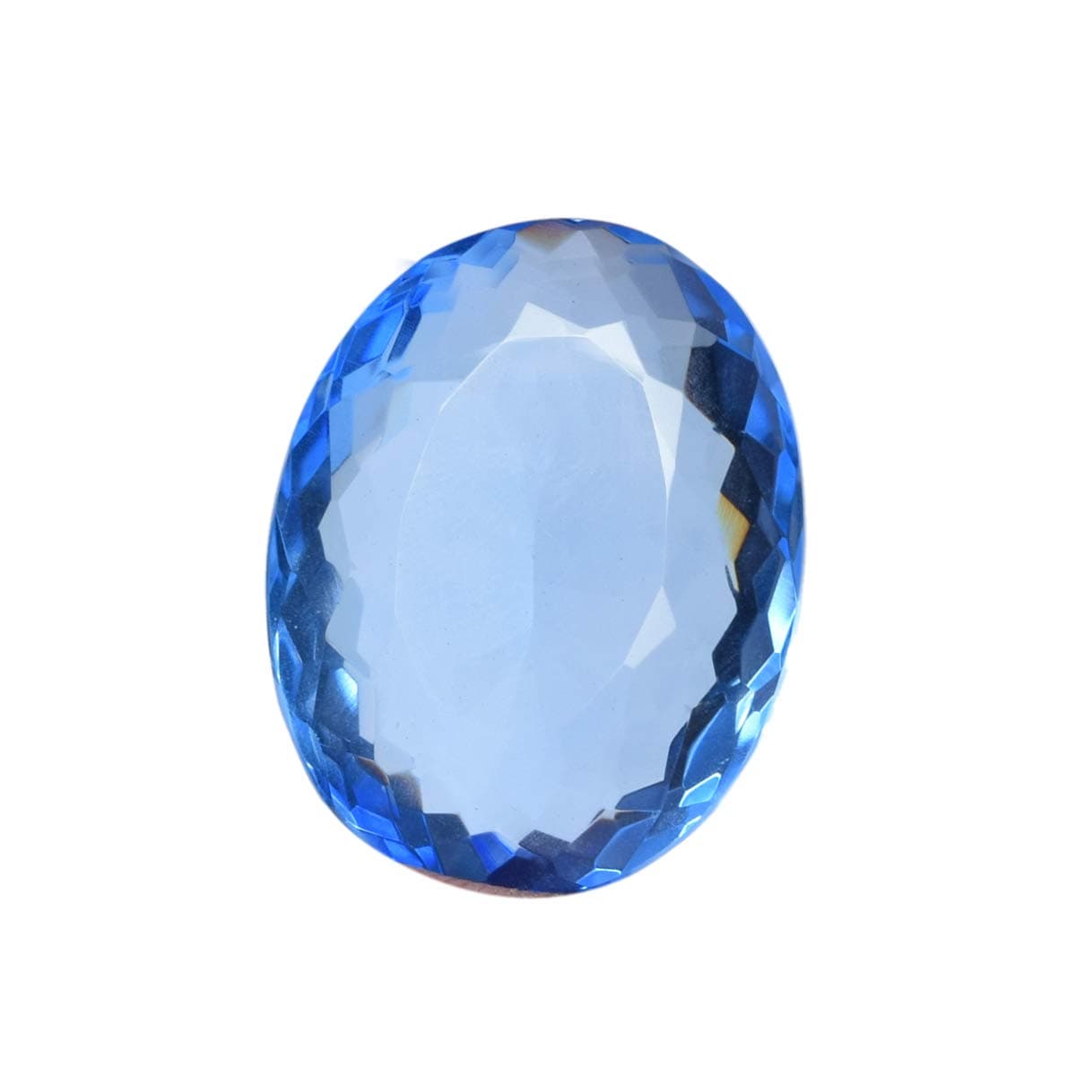 GEMHUB Attractive Blue Topaz 67.35 Ct. Perfect Oval Cut Loose Gemstone for Jewelry Making