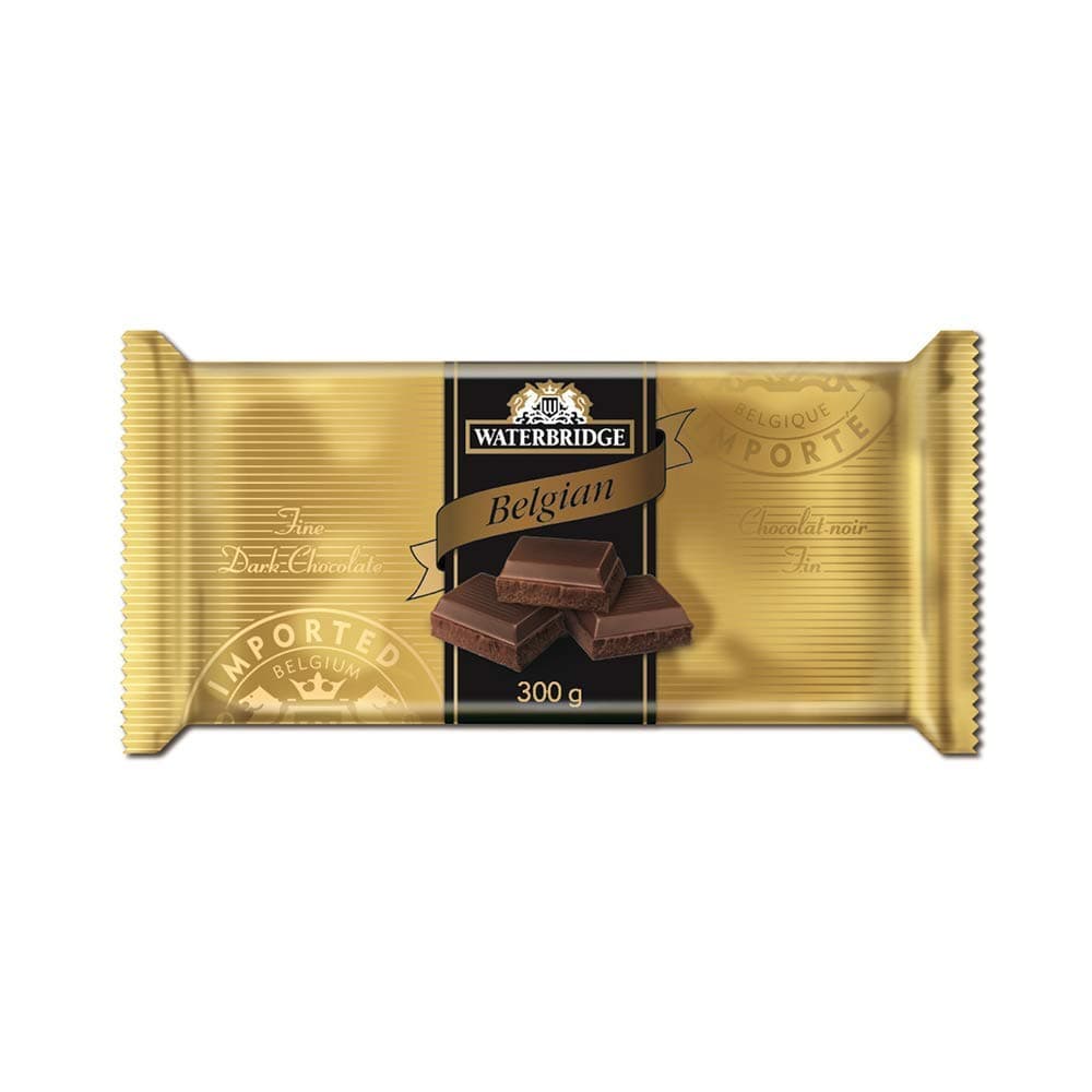 Waterbridge Belgian Dark Chocolate Bar 300g