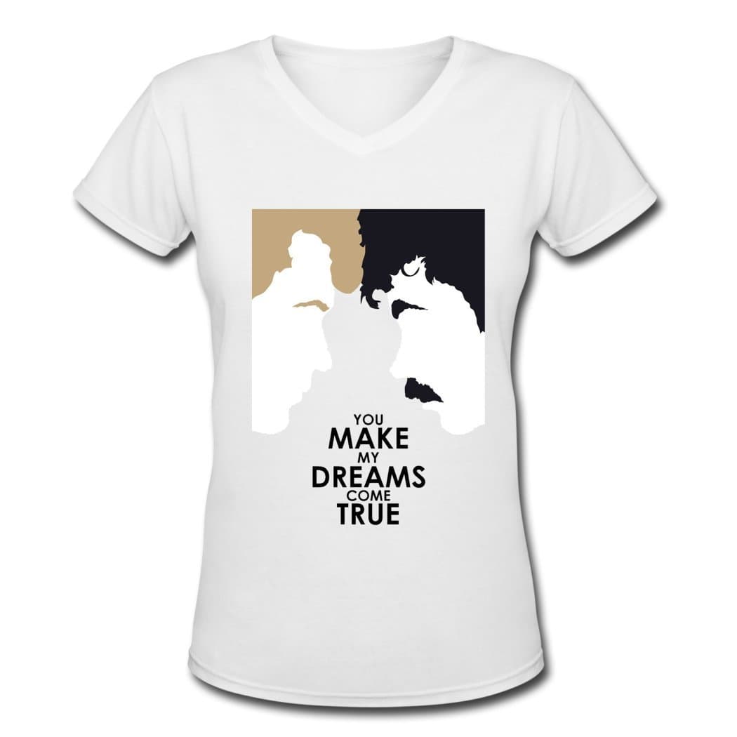 TQQ AH Popular Girl's Hall and Oates Popular Shirt Women's t Shirt White